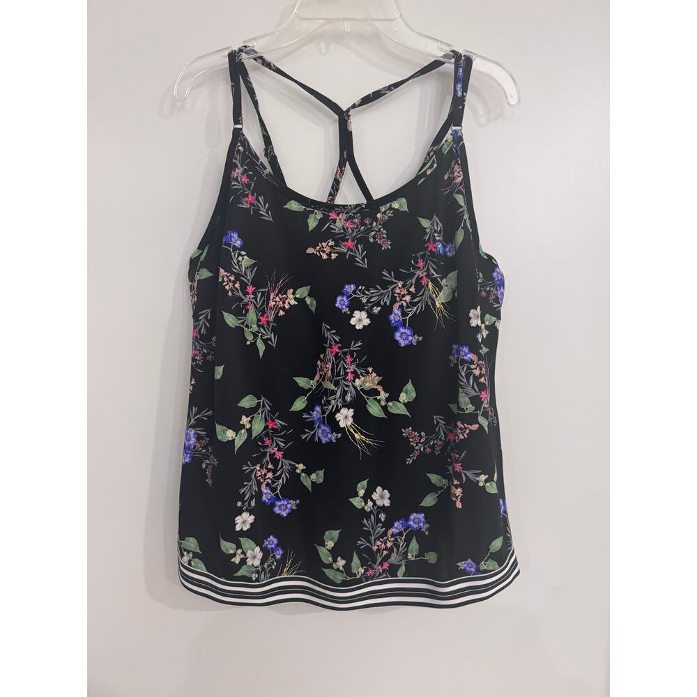 Athleta Gold Coast Floral Blousy Tankini Swim Top | 40D/DD - Picture 2 of 11
